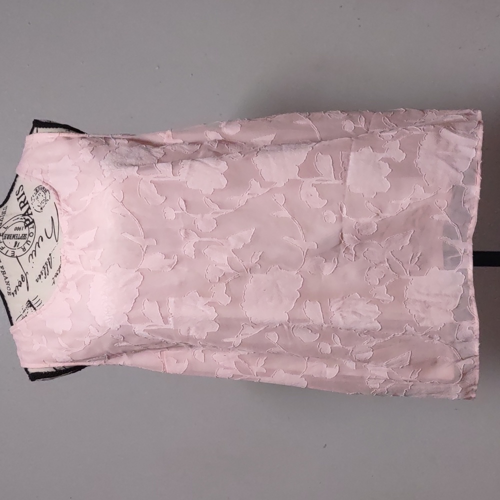 Elle Sleeveless Pink Tops Size XL 100% Polyester
